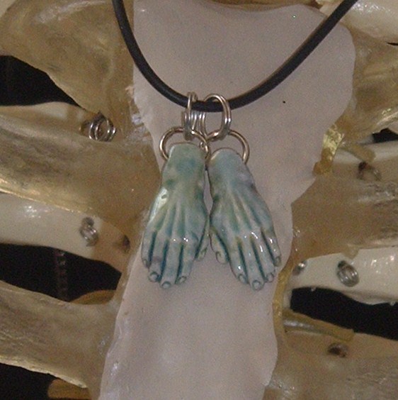 CORPSE HANDS NECKLACE