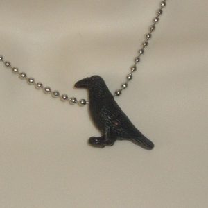 RAVEN NECKLACE - LEATHER CORD