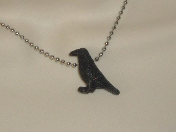 RAVEN NECKLACE - LEATHER CORD